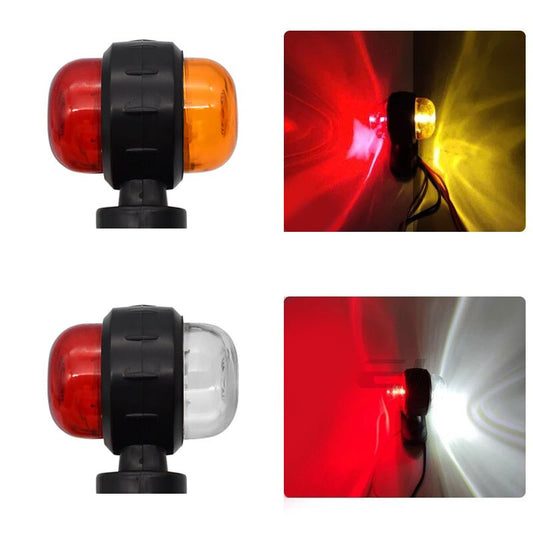 12v/24v Truck Trailer Lights LED Side Light Red White/Amber Styling